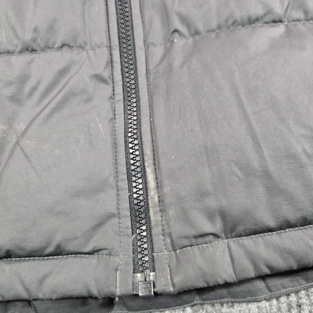 The North Face Jacket Mens XL Gray 550 Down Puffer Full Zip Winter Outdoor